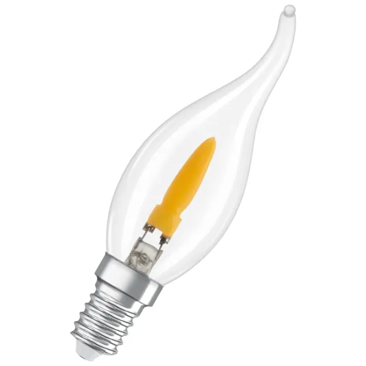 Alles OSRAM LED žarulja 1906 LED CLASSIC BA 35 FLAME 1W 818 Clear E14