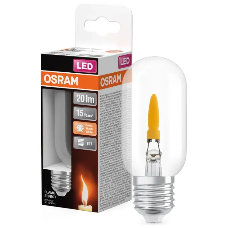 Alles OSRAM LED žarulja 1906 LED FLAME STICK 1W 818 Clear E27