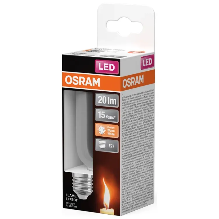 Alles OSRAM LED žarulja 1906 LED FLAME STICK 1W 818 Clear E27