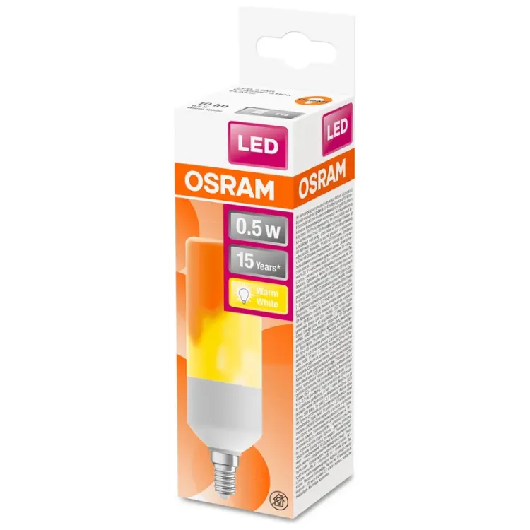 Alles OSRAM LED žarulja LED Star Classic Stick Flame 0.5W 515 Frosted E14