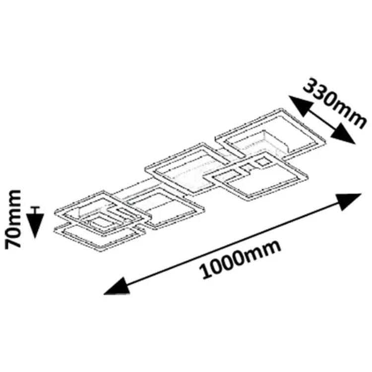 Alles RABALUX LED stropna svjetiljka FATMA 71390