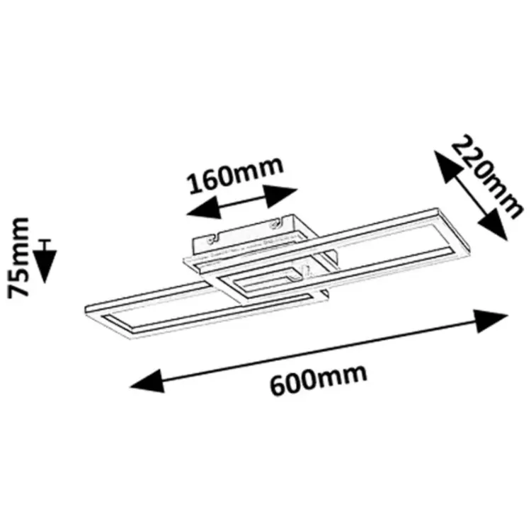 Alles RABALUX LED stropna svjetiljka RAMIN 71393