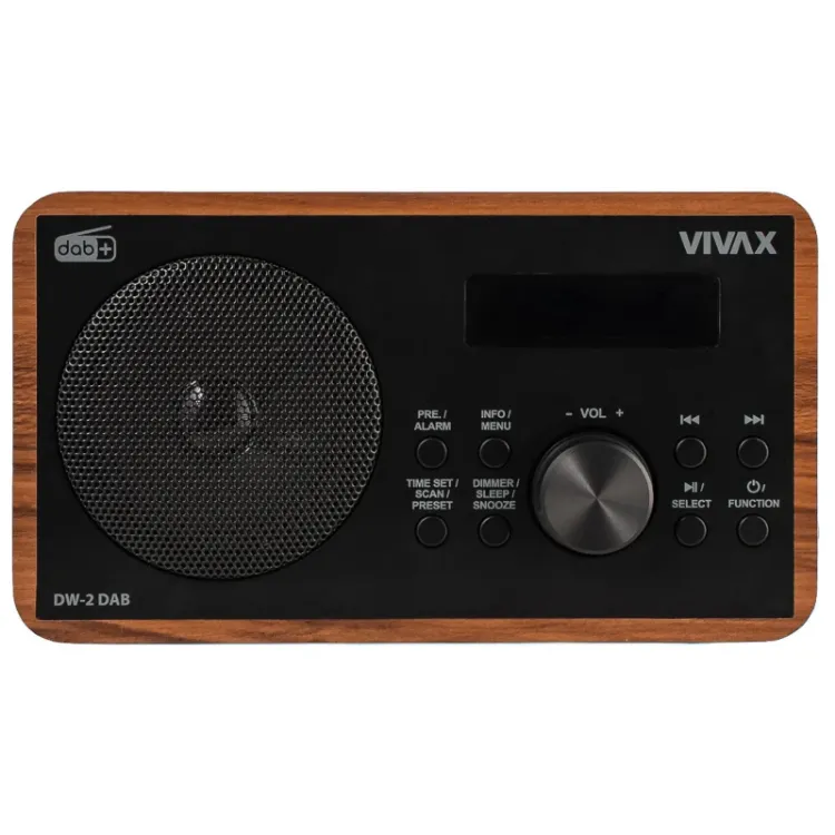 Alles VIVAX radio DW-2 DAB Walnut