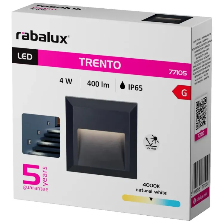 Alles RABALUX LED zidna svjetiljka TRENTO 77105