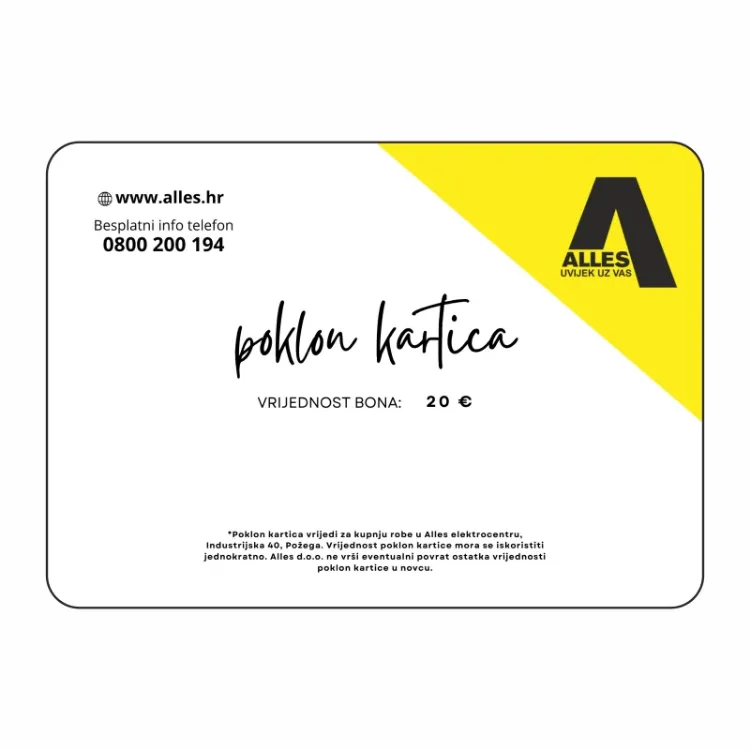 Alles ALLES poklon kartica 20 €