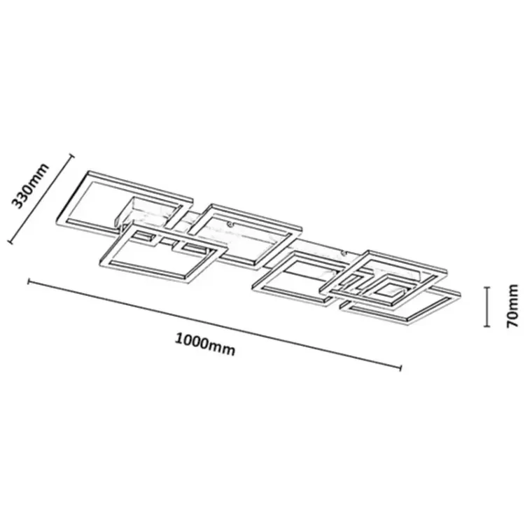 Alles RABALUX LED stropna svjetiljka FATMA 71499